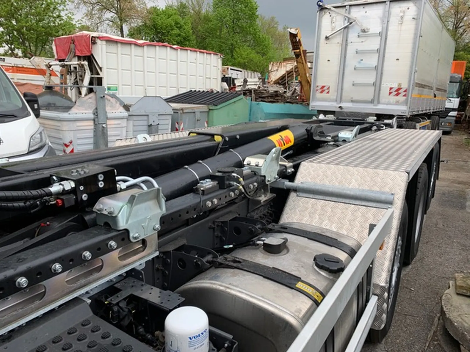 On-board vehicle weighing