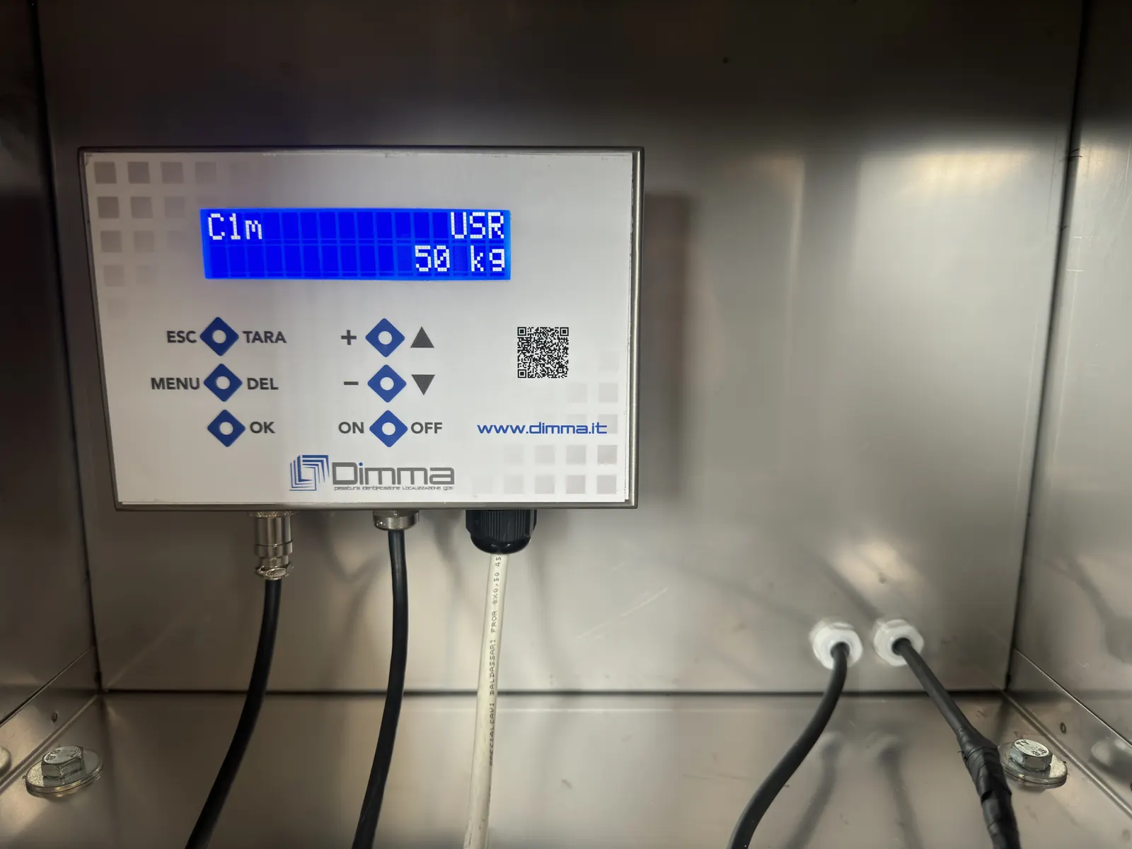 In-cab weighing terminal